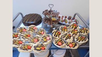 Chocolate filled day at Nottingham care home